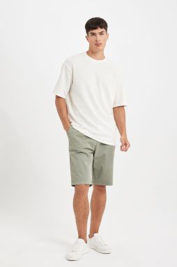 DEFACTO Regular Fit Gabardine Bermuda Shorts