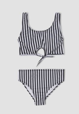 DEFACTO Girl's Striped Bikini Set