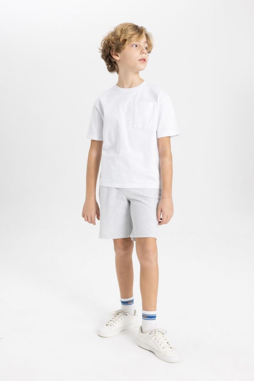 DEFACTO Boy's Basic Pique Shorts