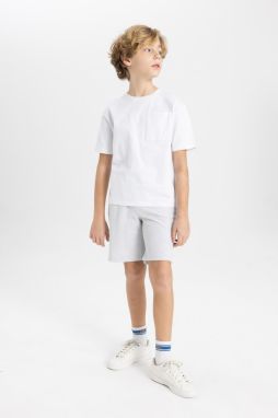 DEFACTO Boy's Basic Pique Shorts