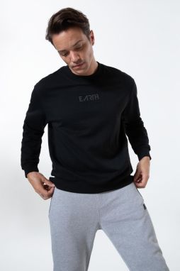 DEFACTO Regular Fit Printed Fluffy Inside Sweatshirt