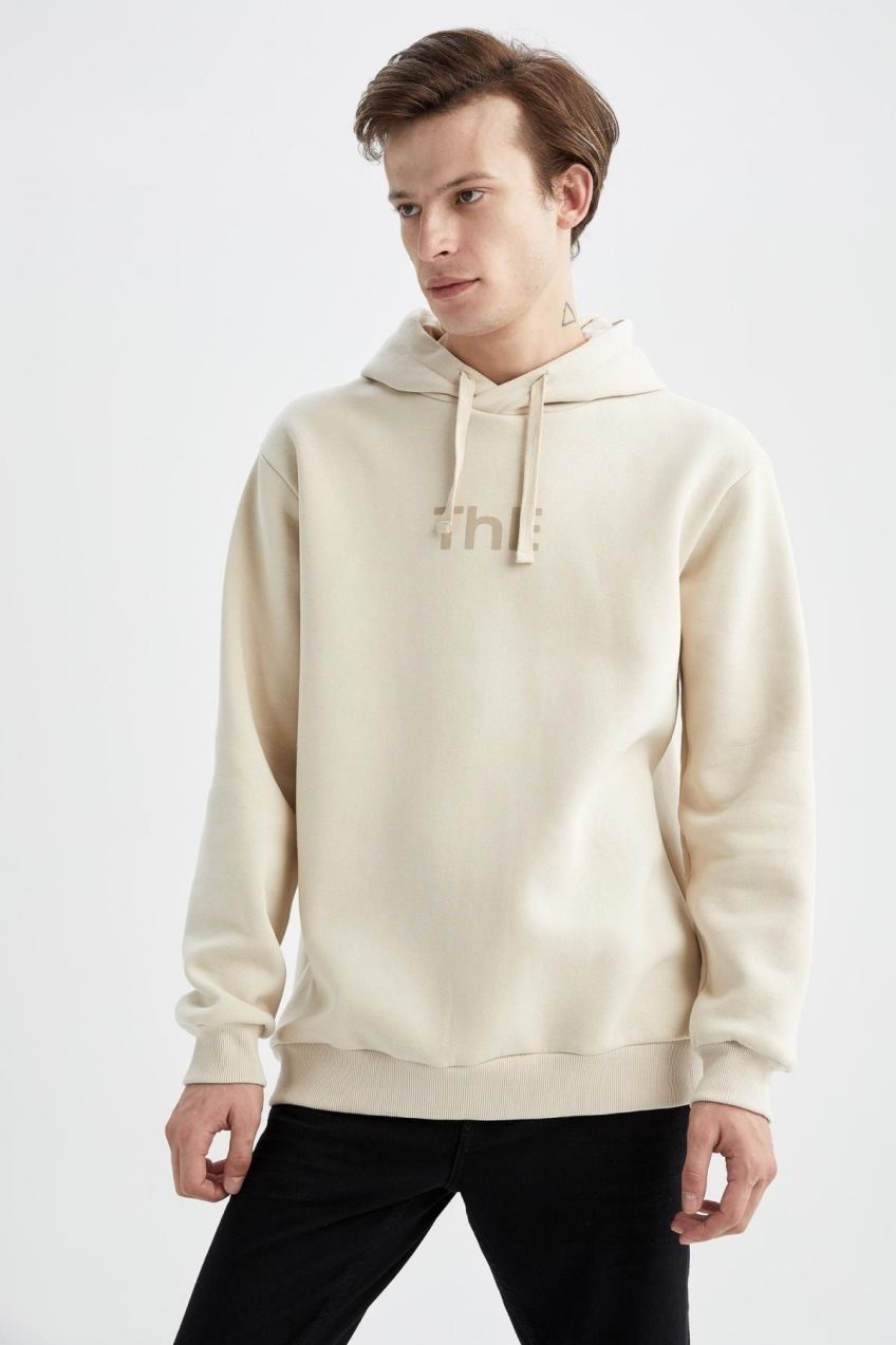DEFACTO Regular Fit Hooded Sweatshirt