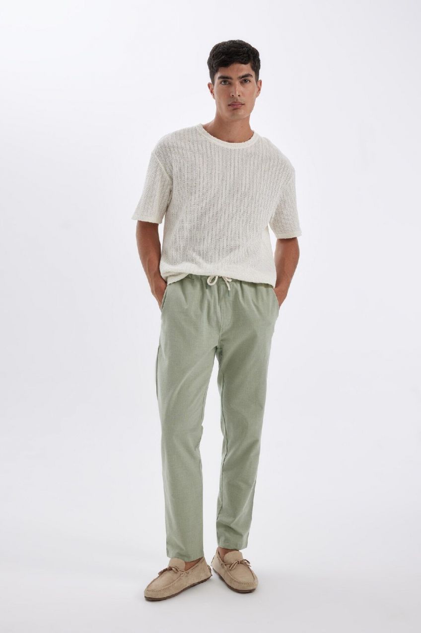 DEFACTO Jogger Skinny Leg Cotton Trousers
