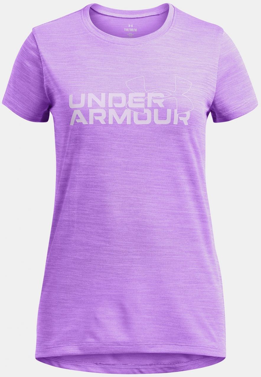 Under Armour Girls' T-shirt UA G TECH TWIST WDMK LOGO SS - Girls