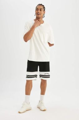 DEFACTO Fit Nfl Las Vegas Raiders Standard Fit Crop Shorts