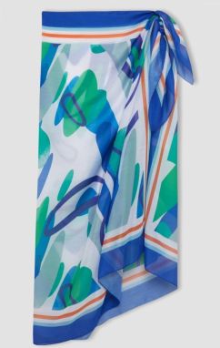 DEFACTO Fall In Love Patterned Voile Pareo