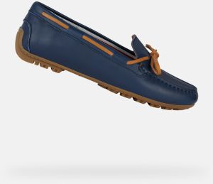 GEOX Dark blue women's moccasins Kosmopolis + grip - Women's