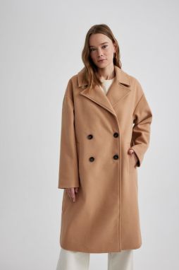 DEFACTO Regular Fit Taffeta Stamp Coat