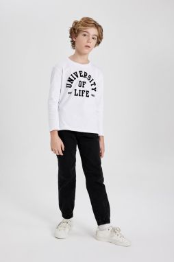 DEFACTO Boys Jogger Elastic Band Cuff Jeans