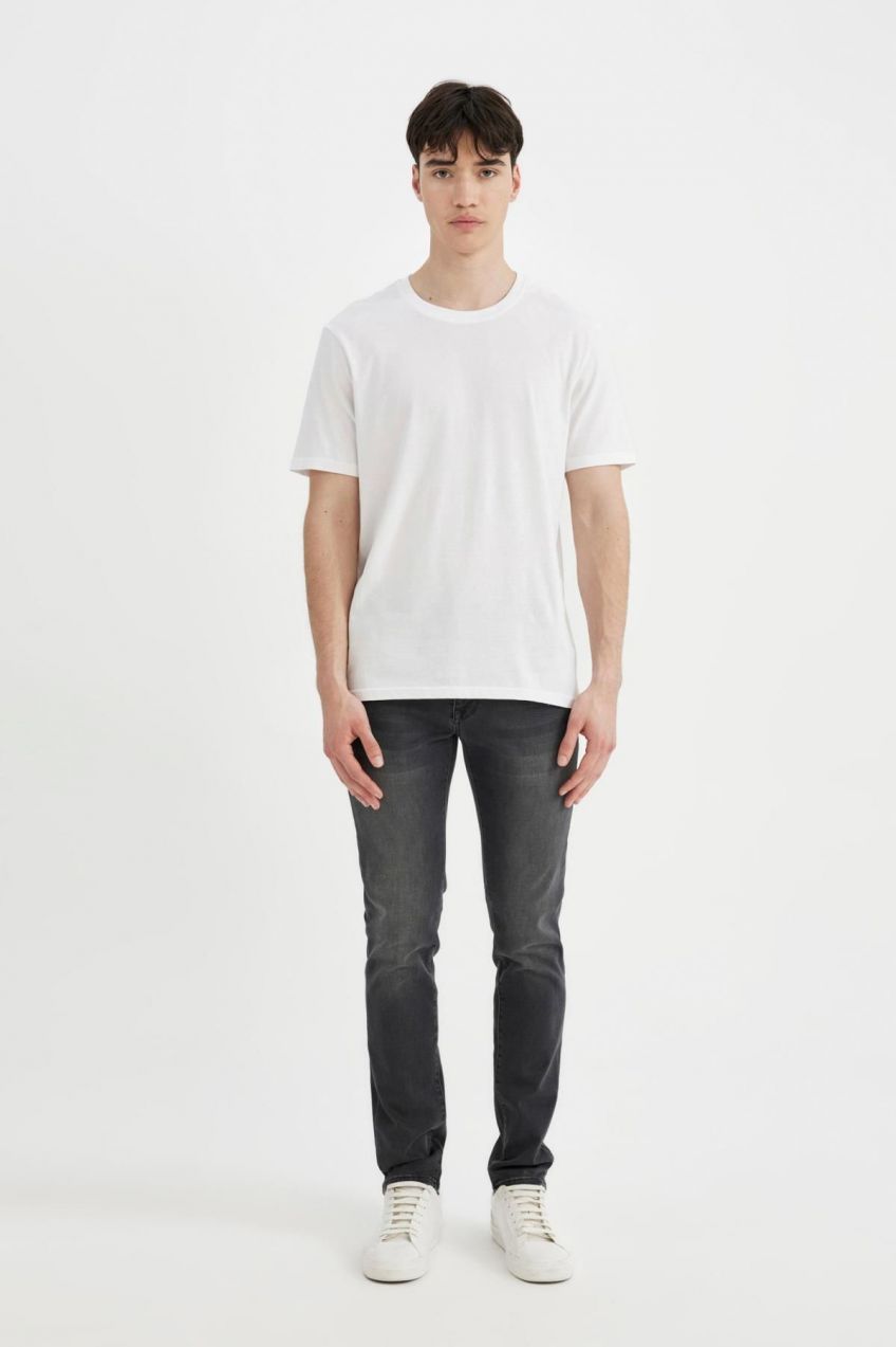DEFACTO Pedro Slim Fit Slim Fit Normal Waist Narrow Leg Jean Trousers
