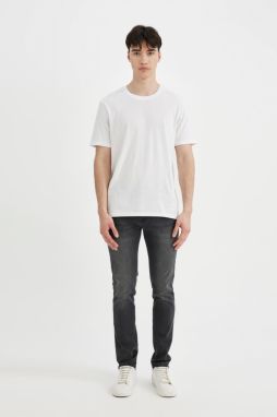 DEFACTO Pedro Slim Fit Slim Fit Normal Waist Narrow Leg Jean Trousers