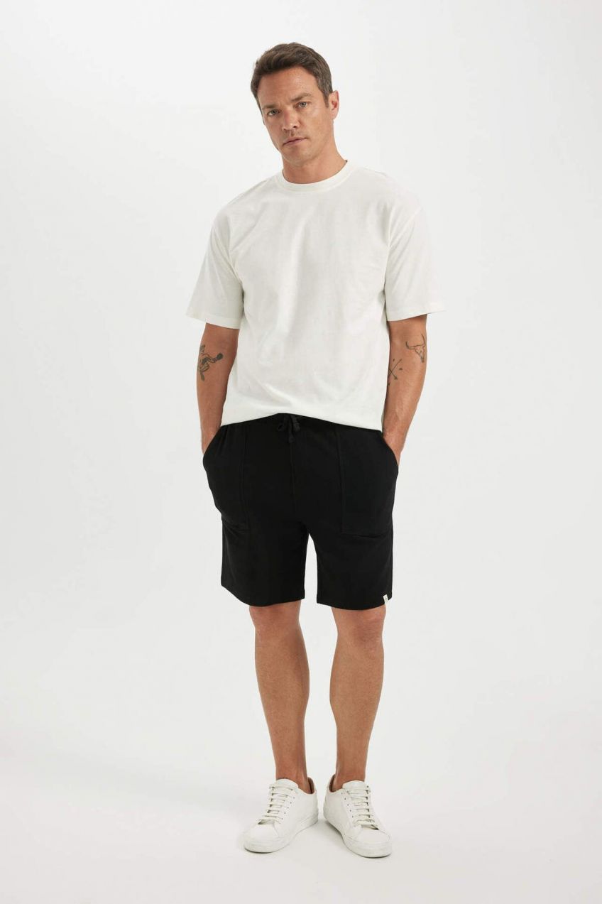 DEFACTO Slim Fit Elastic Waisted Shorts
