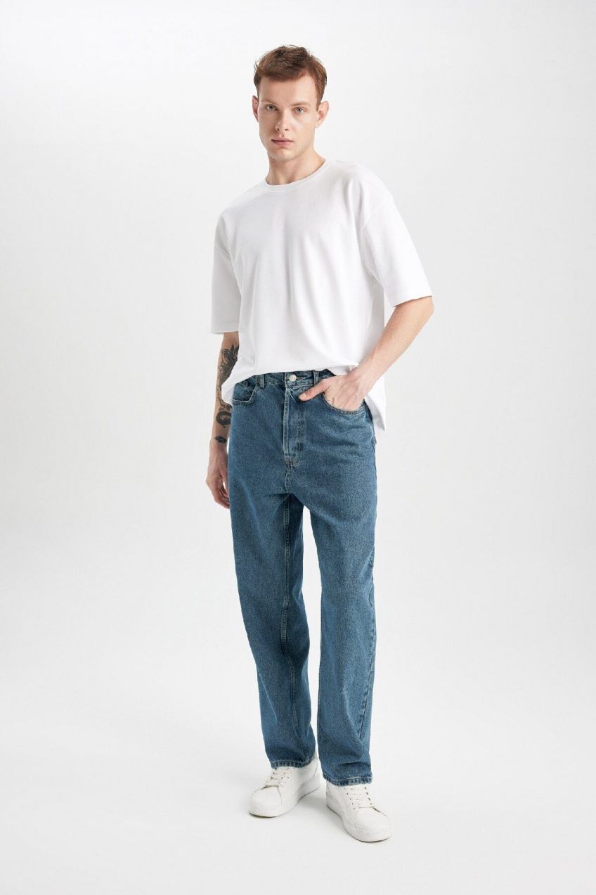 DEFACTO Baggy Wide Cut Normal Waist Wide Leg Jeans