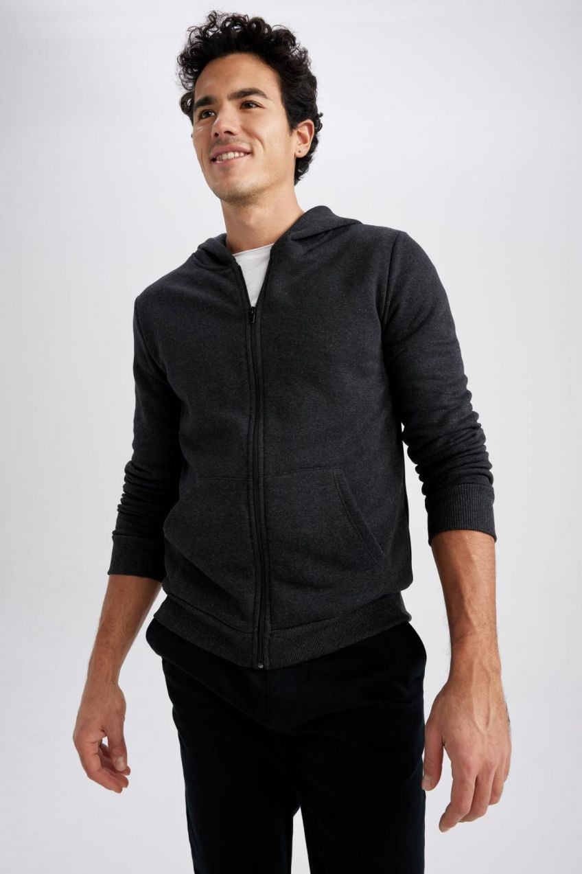 DEFACTO Regular Fit Hooded Sweatshirt