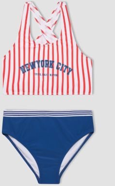DEFACTO Girl's Printed Bikini Set