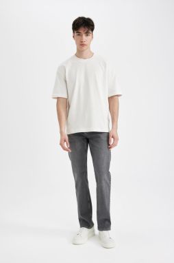 DEFACTO Sergio Regular Fit Normal Mold Normal Waist Pipe Leg Jean Trousers