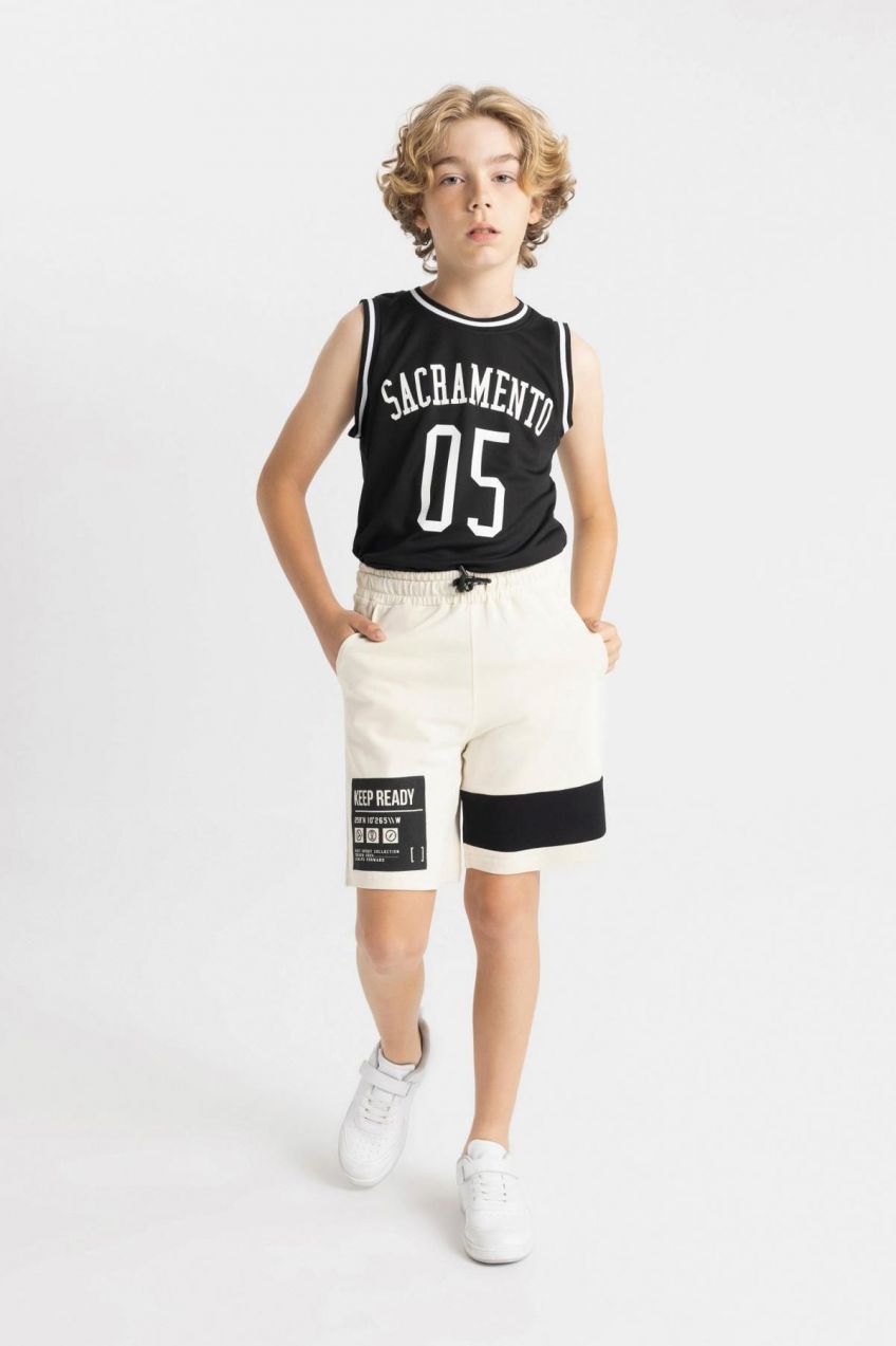 DEFACTO Boys' Printed Shorts