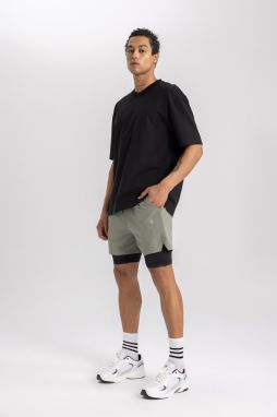 DEFACTO Fit Slim Fit Sportsman Woven Shorts