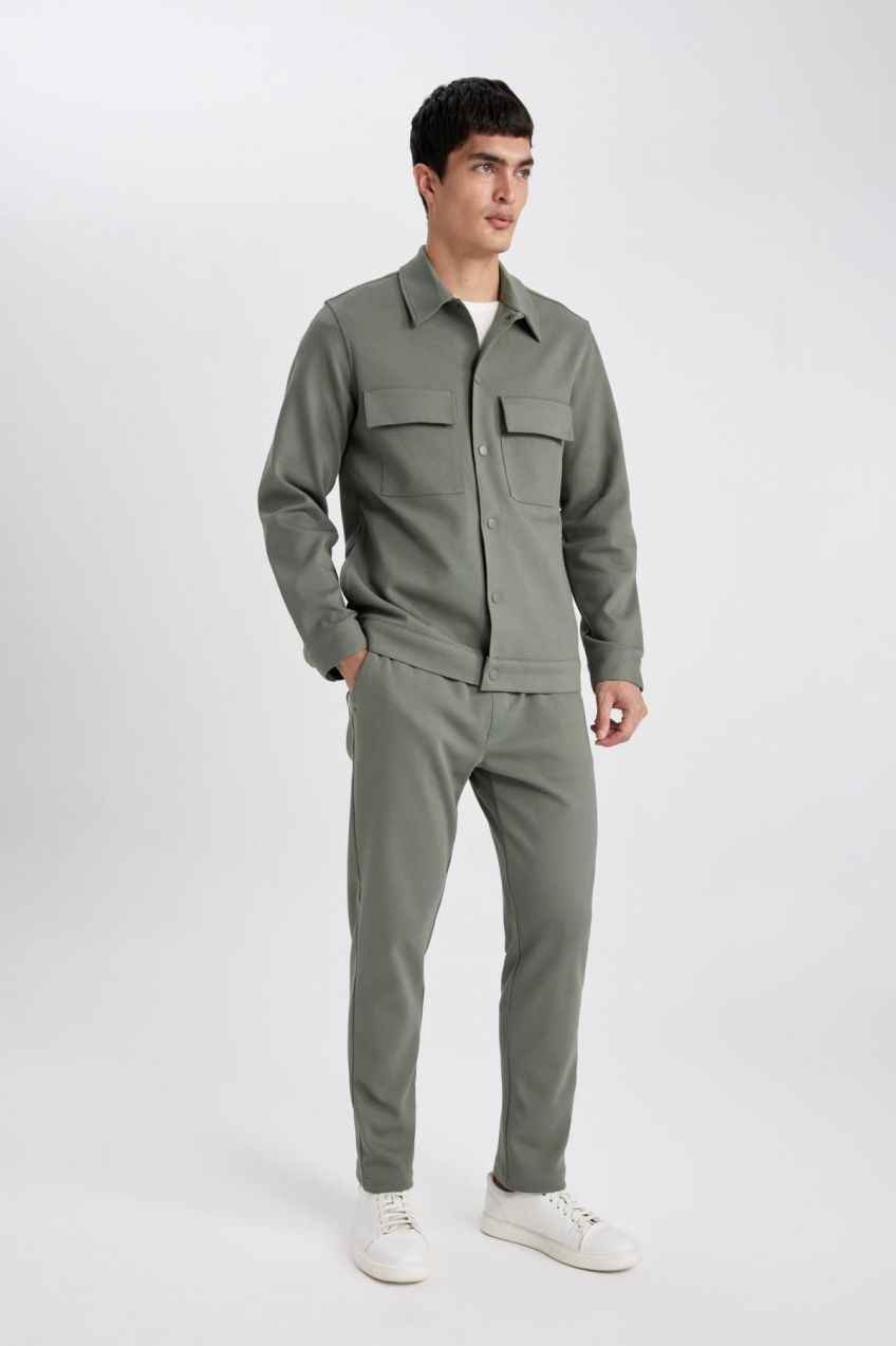 DEFACTO Relax Fit Straight Leg Trousers