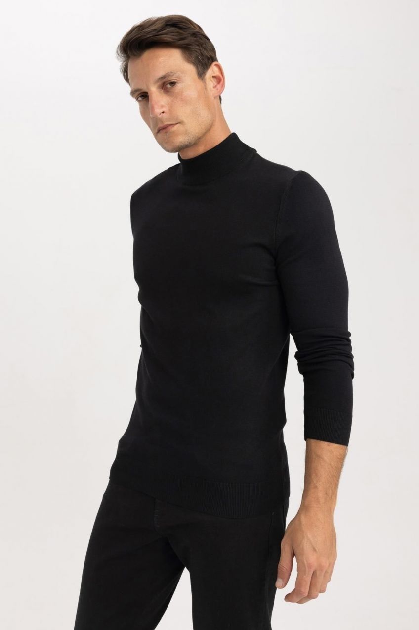 DEFACTO Regular Fit Half Turtleneck Sweater