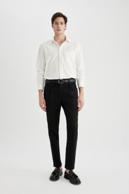 DEFACTO Tapered Fit Double Leg Twill Trousers
