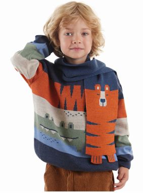 Denokids Tiger Crocodile Boy Scarf