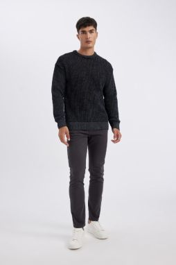 DEFACTO Skinny Leg Chino Canvas Trousers