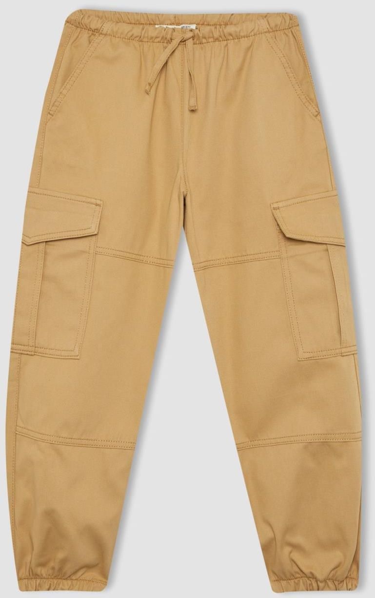 DEFACTO Girls' Parachute Cargo Cotton Trousers