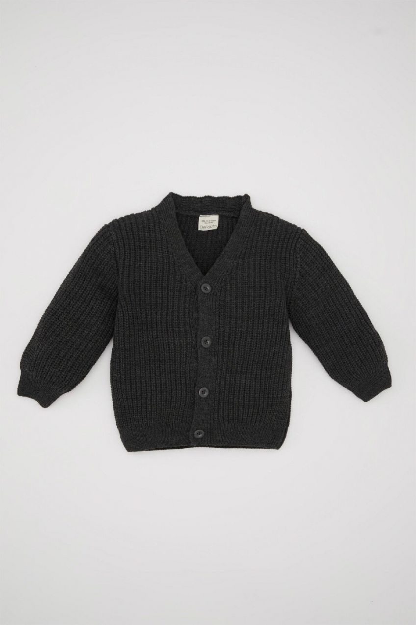 DEFACTO Baby Boy Buttoned Cardigan