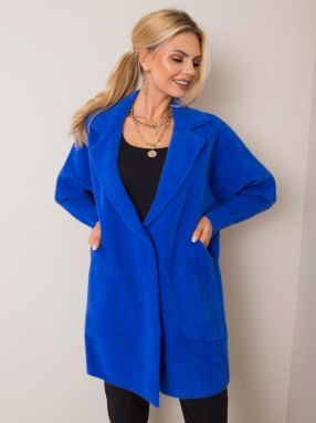 Dámsky kabát Fashionhunters Royal Blue