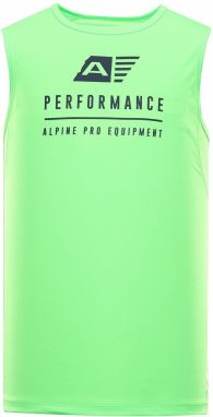 Men's quick-drying tank top ALPINE PRO MIXED neon green gecko