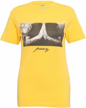 Women's T-shirt Pray yellow
