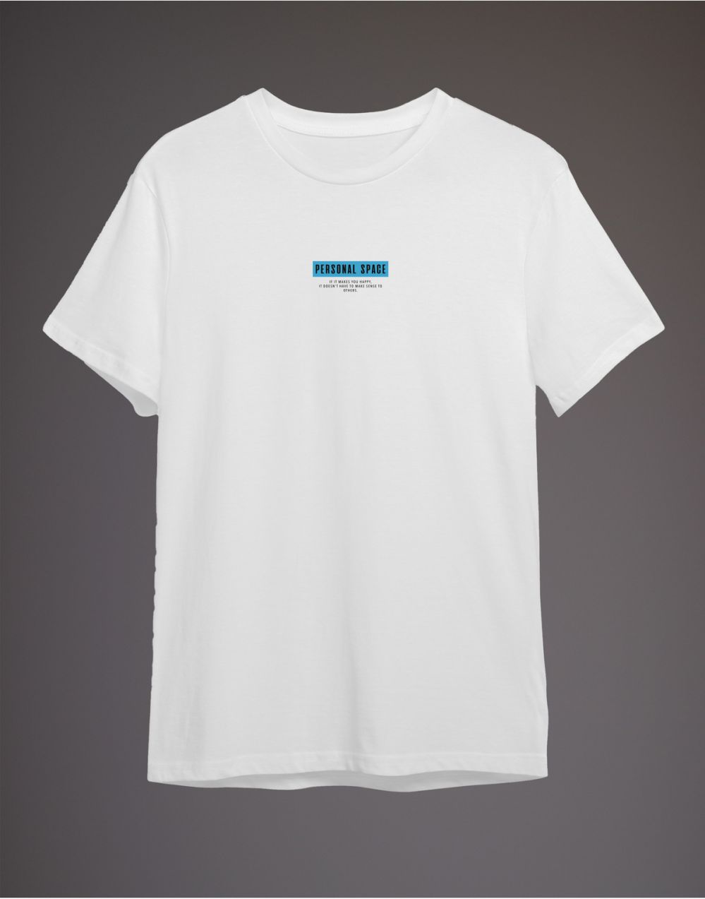 Trendyol White Text Printed Regular Cut T-shirt