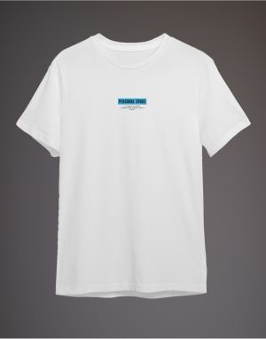 Trendyol White Text Printed Regular Cut T-shirt