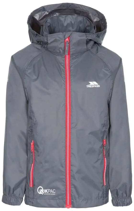 Children's waterproof jacket Trespass QIKPAC X