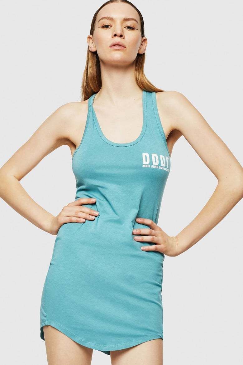 Top - Diesel UFTKCELYNA TANKTOP zelený