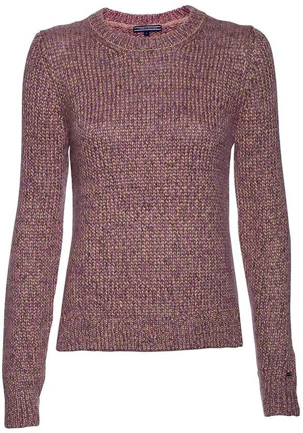 Tommy Hilfiger Sveter - FROLA LUREX TWEED C-NK SWTR viacfarebný