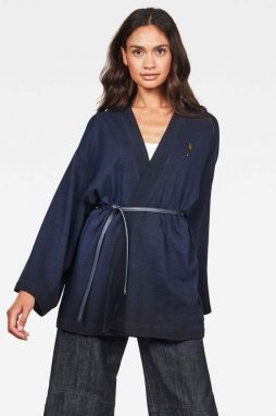 G-STAR Top - 30yr kimono wmn 7\8 sl modrý