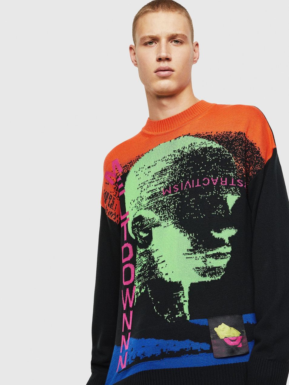 Diesel Sveter - KMELTER KNITWEAR viacfarebný
