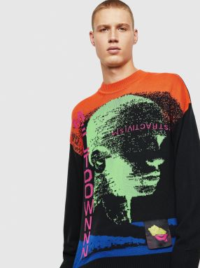 Diesel Sveter - KMELTER KNITWEAR viacfarebný