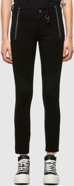 Diesel Nohavice - PIKER TROUSERS čierne