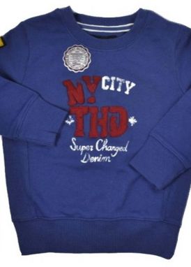 Tommy Hilfiger Tričko - ARCH MINI CN L/S modré
