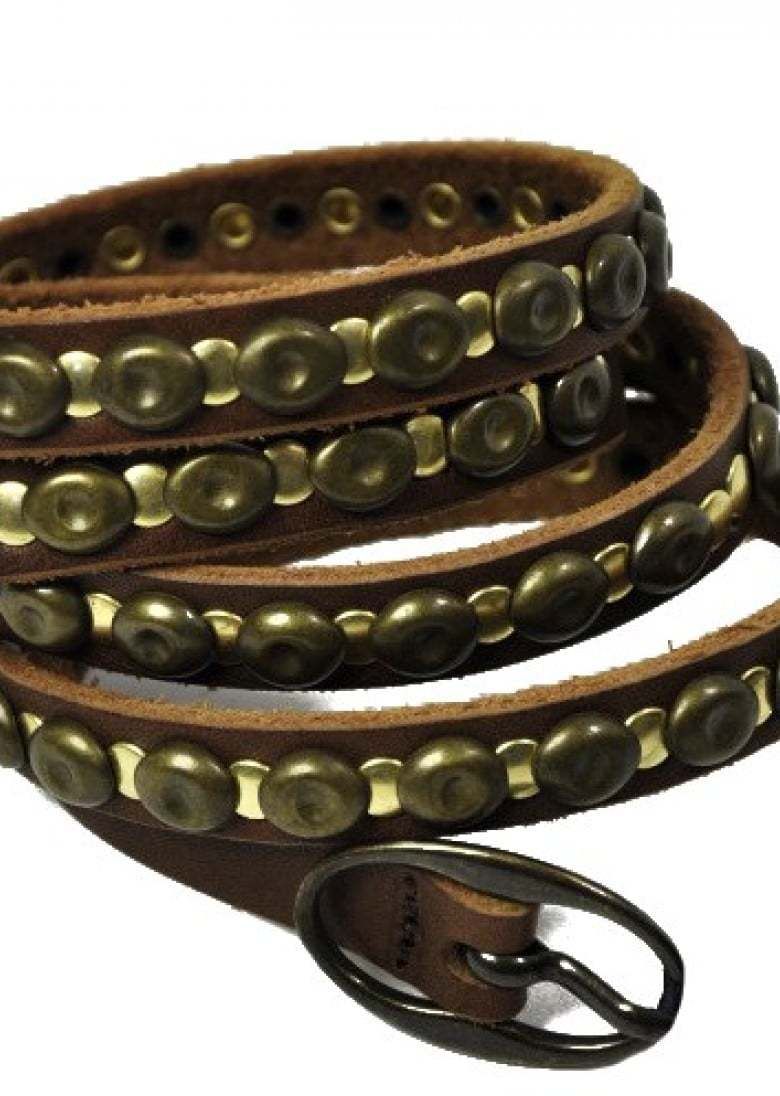 Tommy Hilfiger Opasok - FONDA BELT hnedý