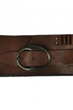 Tommy Hilfiger Opasok - FERN BELT hnedý