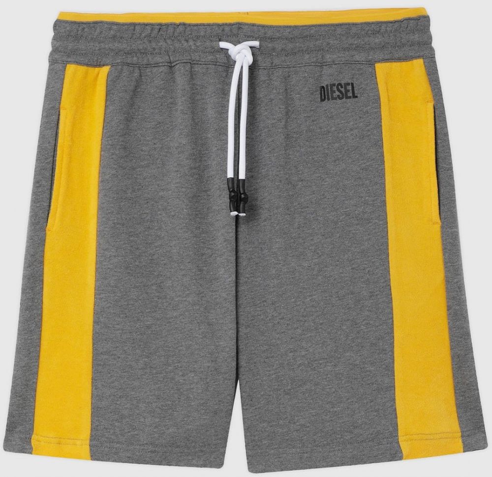 Diesel Krátke nohavice - UMLBPANSP SHORTS sivé