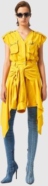 Diesel Šaty - D-GIUDITTA DRESS žlté