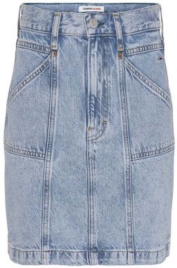 Sukňa  - Tommy Jeans MOM SKIRT K PCKT BE715 SVLBRG bledomodrá