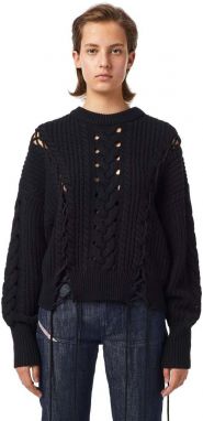 Diesel Sveter - M-NEBRASKA KNITWEAR čierny