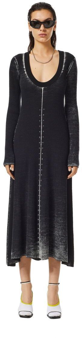 Diesel Šaty - M-COVINA DRESS čierne