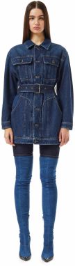Diesel Bunda - DE-FLAMINIA JACKET modrá